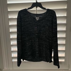Chico’s Sparkly Stripped Top, Size 3